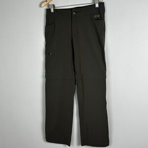 Outdoor Research Ferrosi Convertible Hiking Pants Brown Womens Size 6 Brown UPF